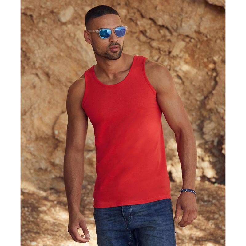 Valueweight athletic vest - Red S